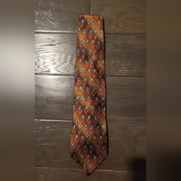 Vintage Ermenegildo Zegna Silk Tie Floral - Picture 2 of 5